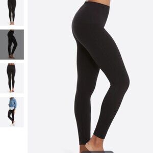 SPANX Look At Me Now Leggings 25" Size XL Black